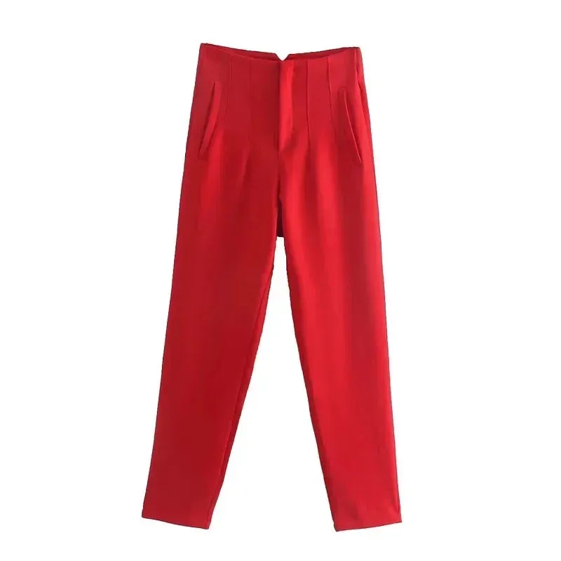 TRAF Fashion High-Waist Pencil Pants for Women