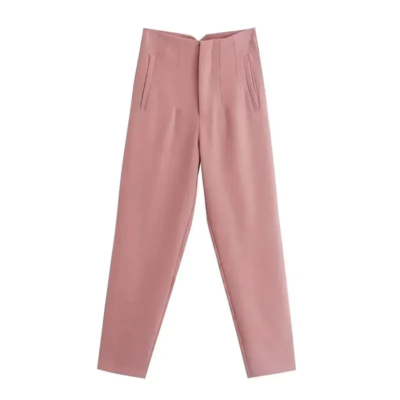 TRAF Fashion High-Waist Pencil Pants for Women