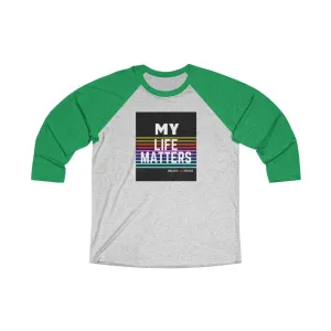 Unisex Tri-Blend 3/4 Raglan Tee