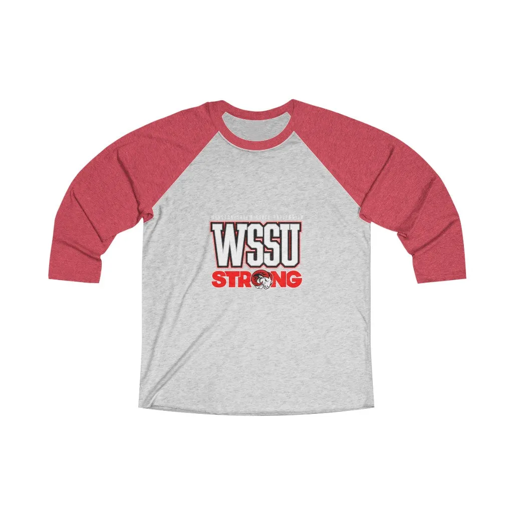 UNISEX WSSU STRONG RAGLAND TEE