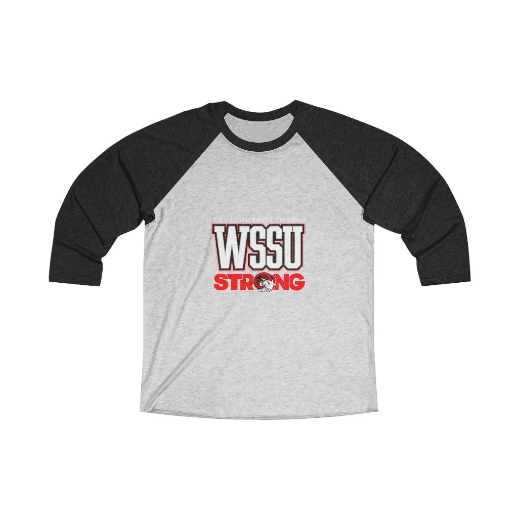 UNISEX WSSU STRONG RAGLAND TEE