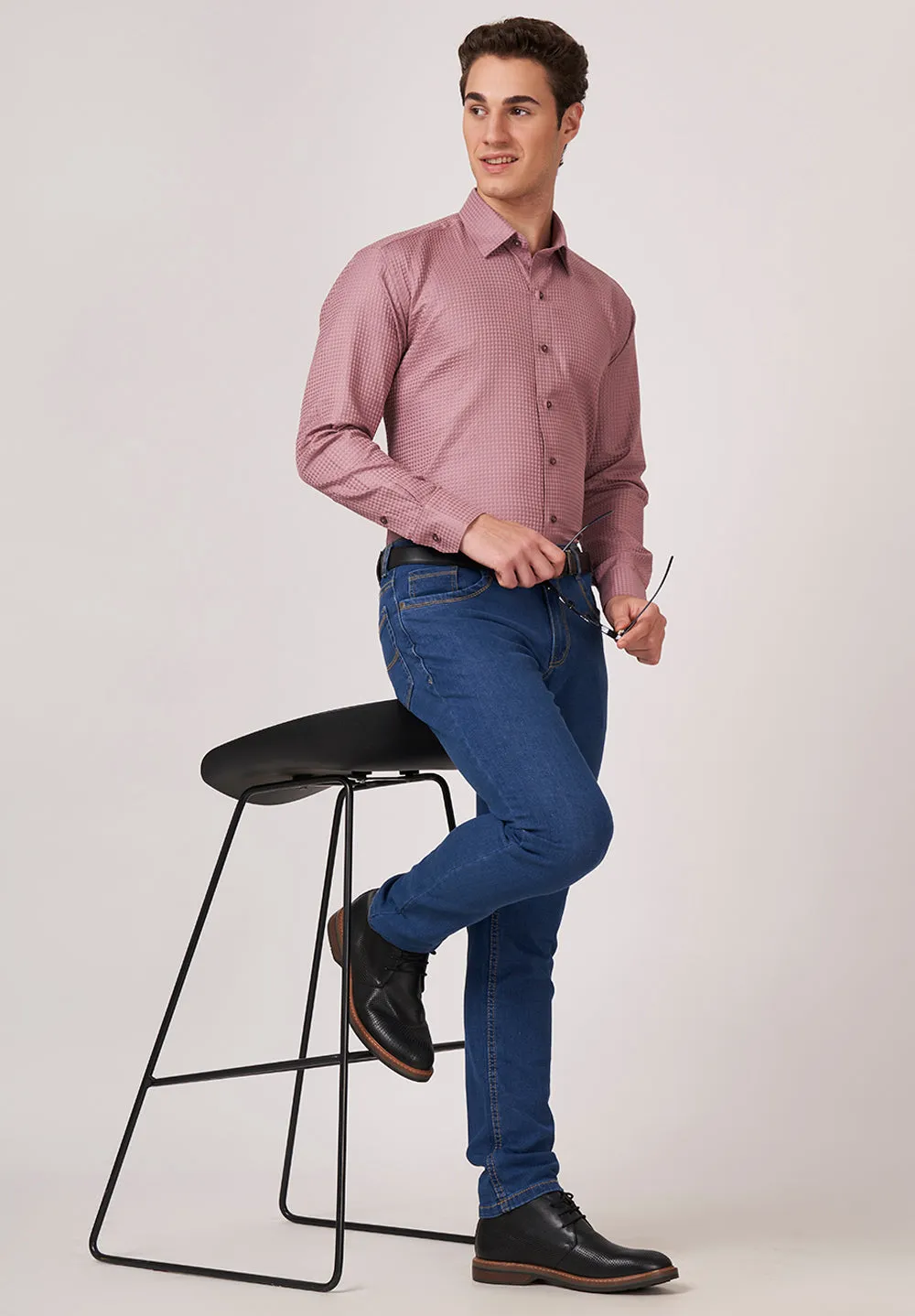 Urban Twist Pure Cotton Formal- Regular Fit Shirt- 50049