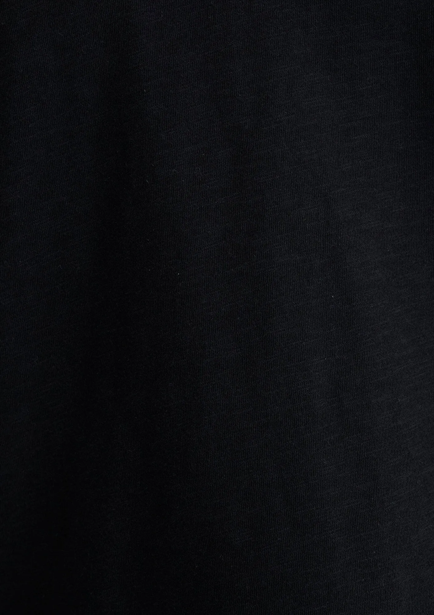 V Neck Black Basic T-Shirt