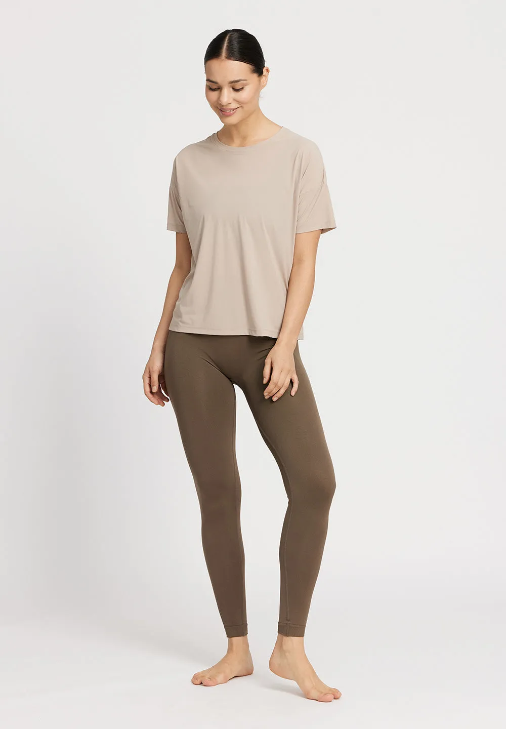 Vela Loose tee - mocha