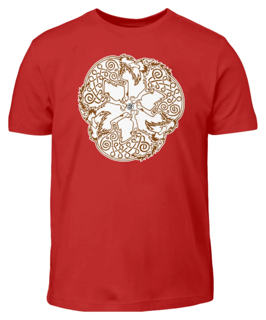 Viking Wolves - Wikinger Wölfe  - Kinder T-Shirt
