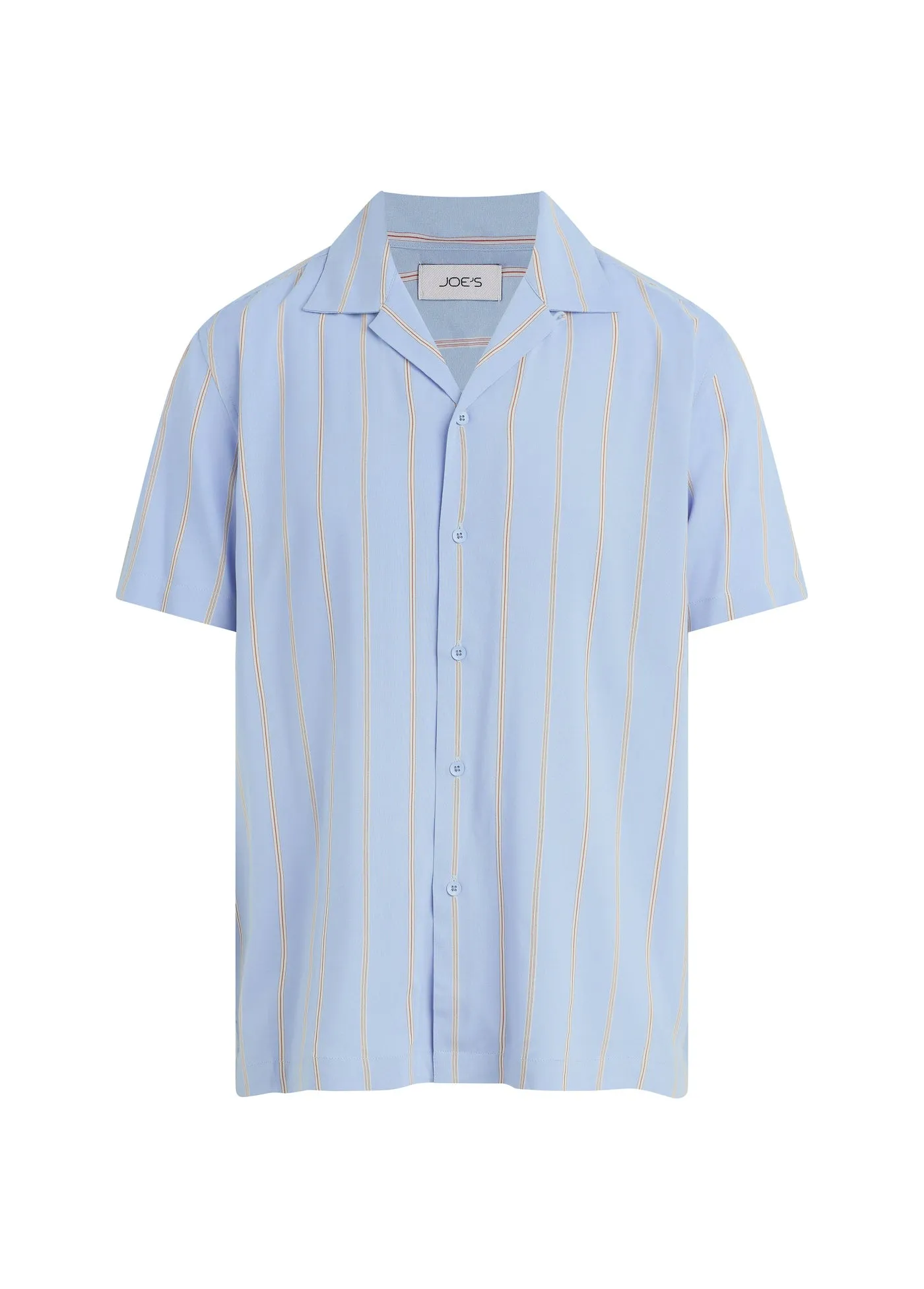 VISCOSE STRIPE CAMP SHIRT