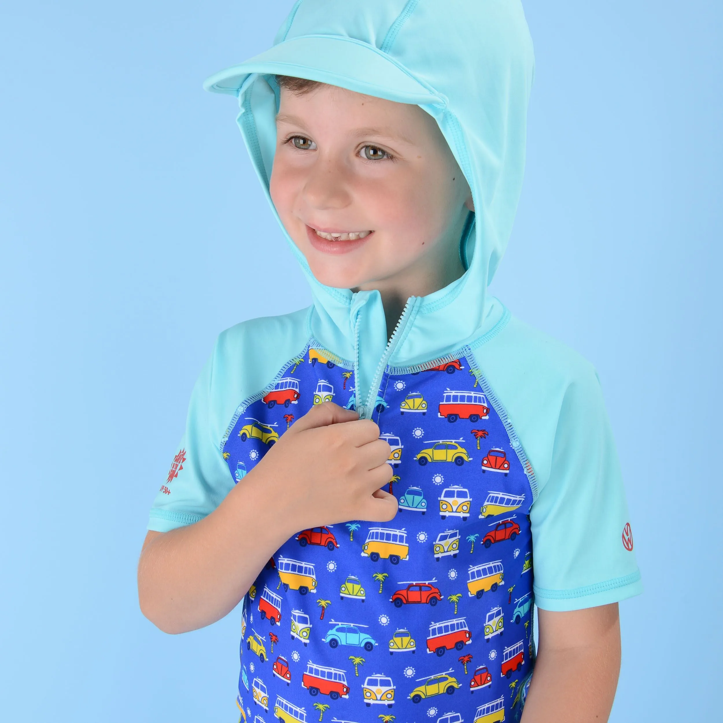 Volkswagen Boys Vw Hooded Rashvest Age 4/L