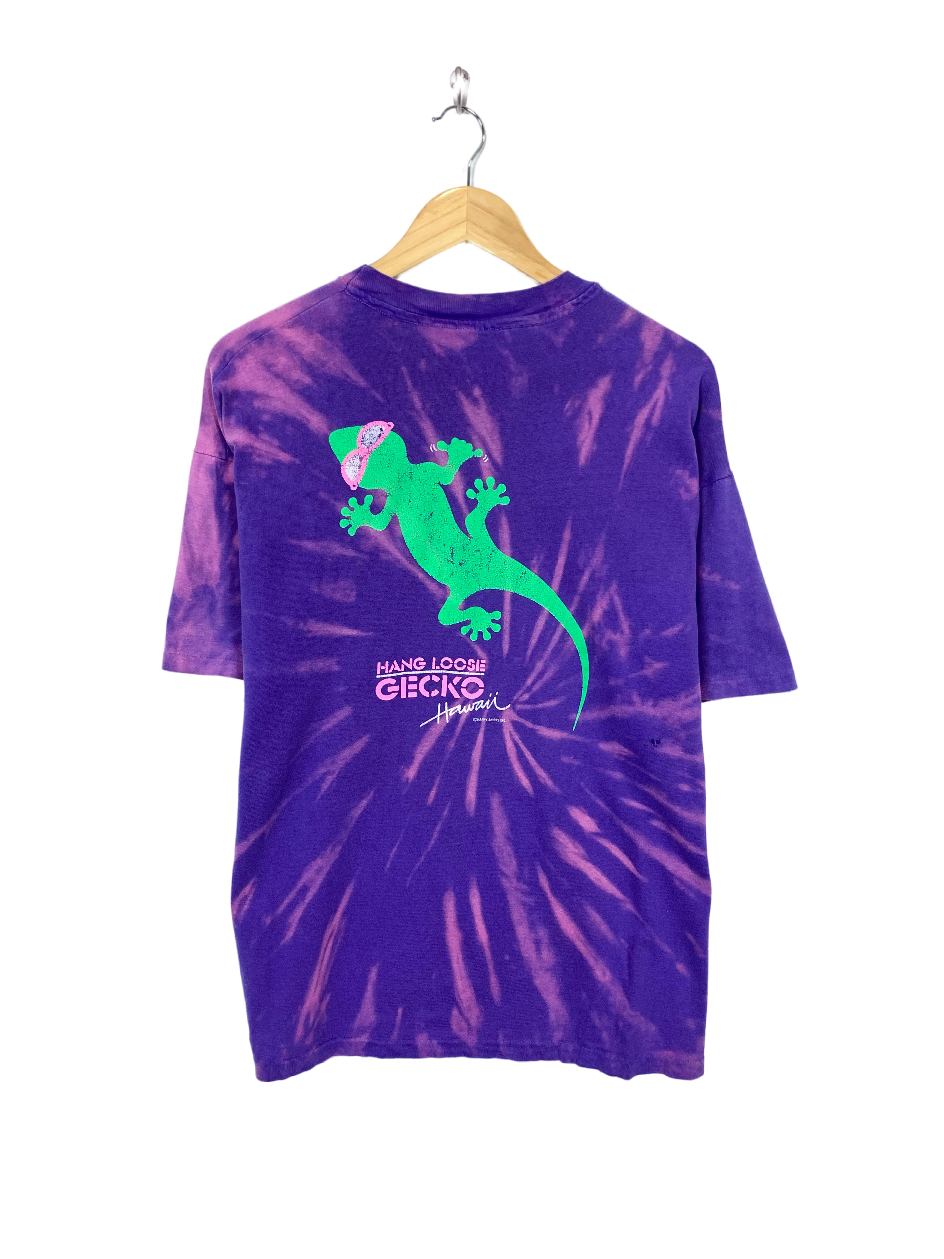 Vtg Hang Loose Hawaii Tie Dye Tee (L/XL)