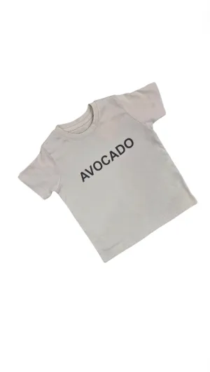 Warm Grey Avocado Basic Tee
