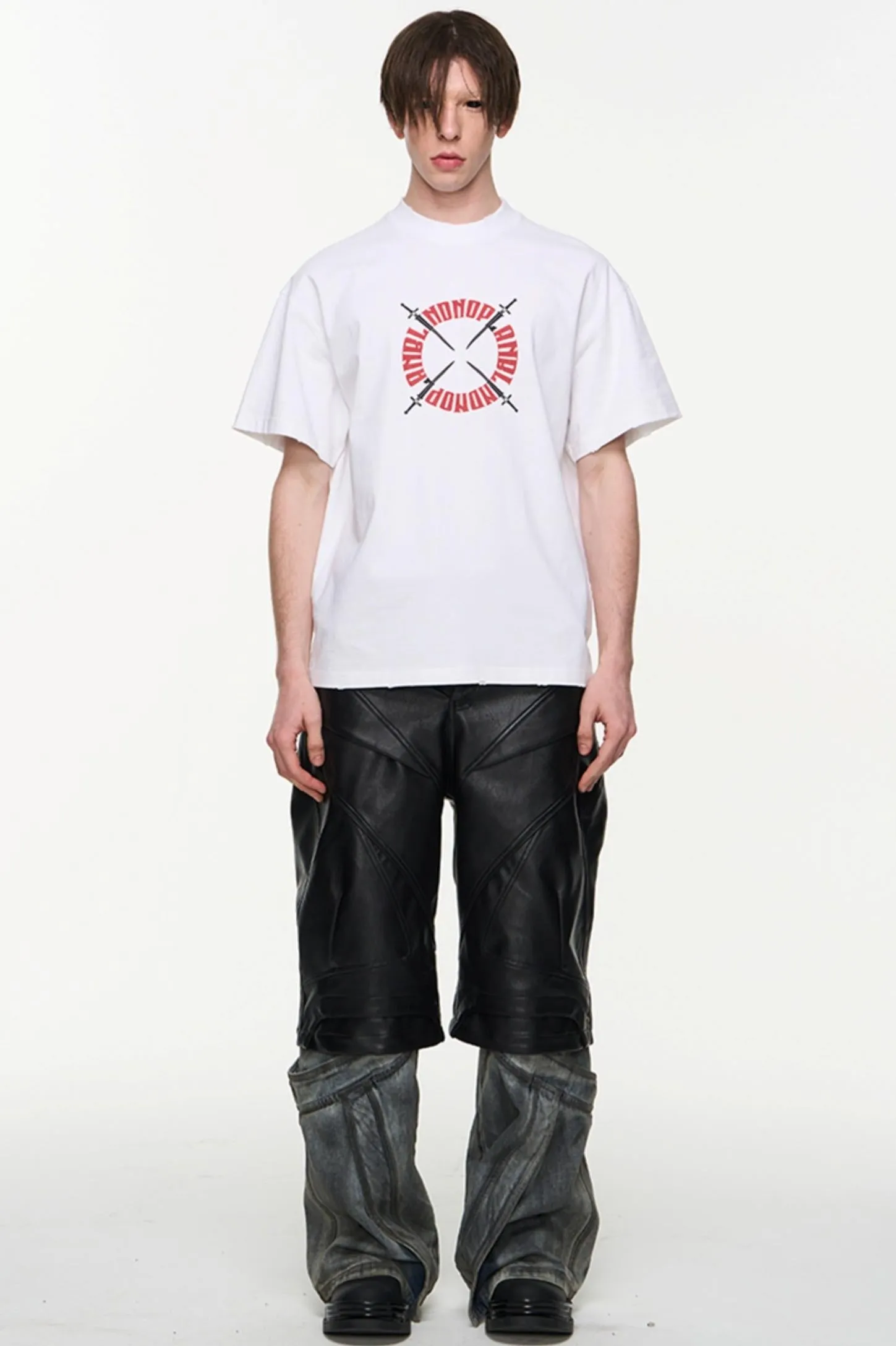 Washed Houken Loose Tee