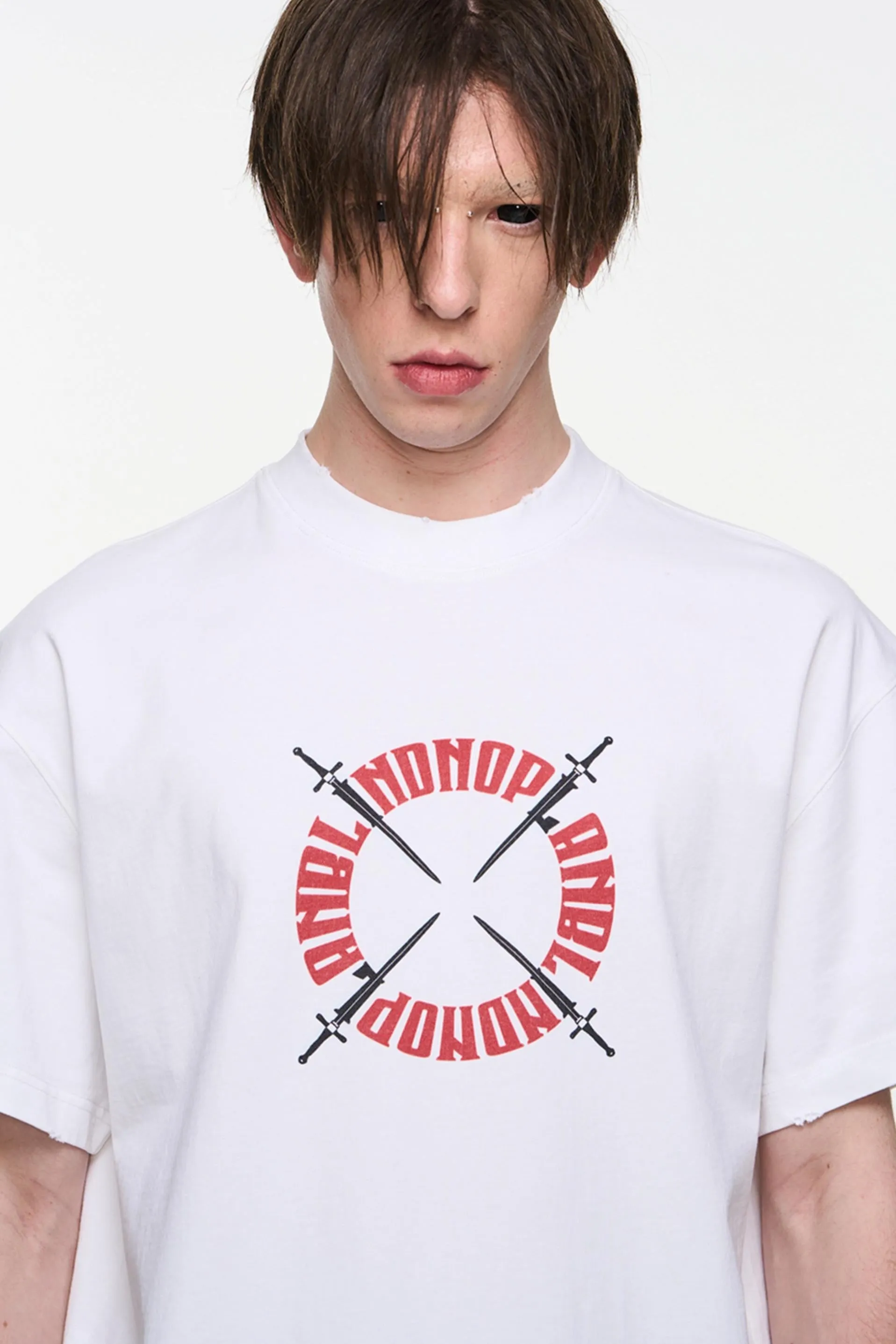 Washed Houken Loose Tee