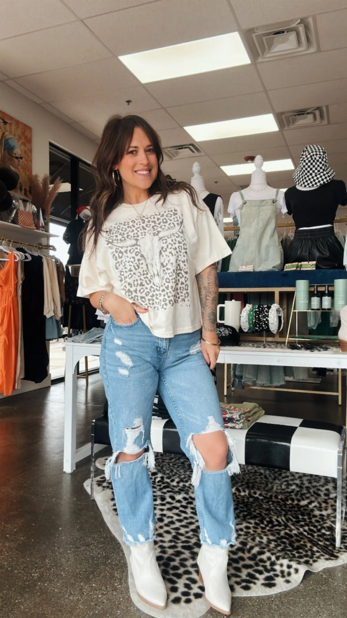 Western Days Crop Graphic Tee