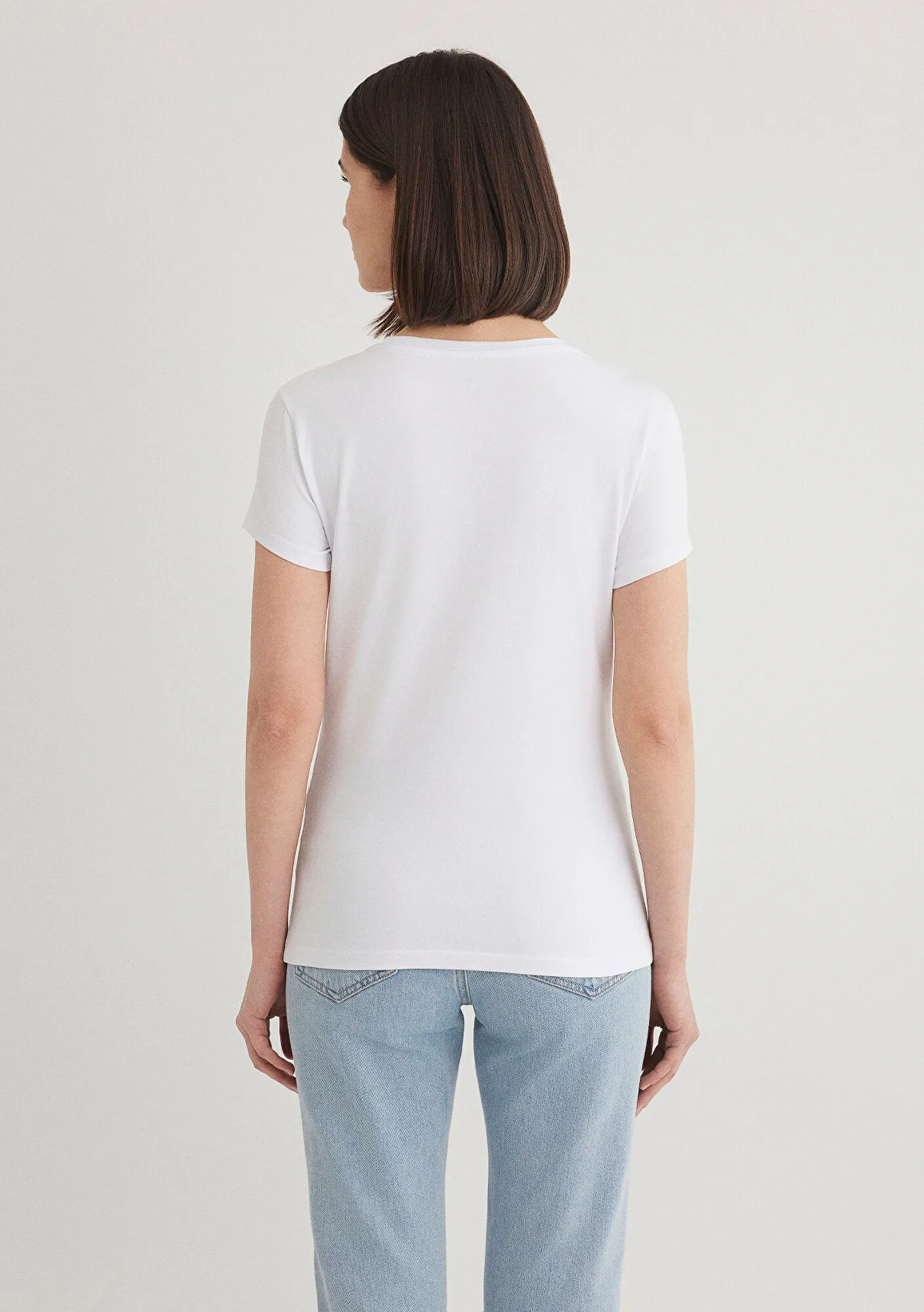 White Basic T-shirt