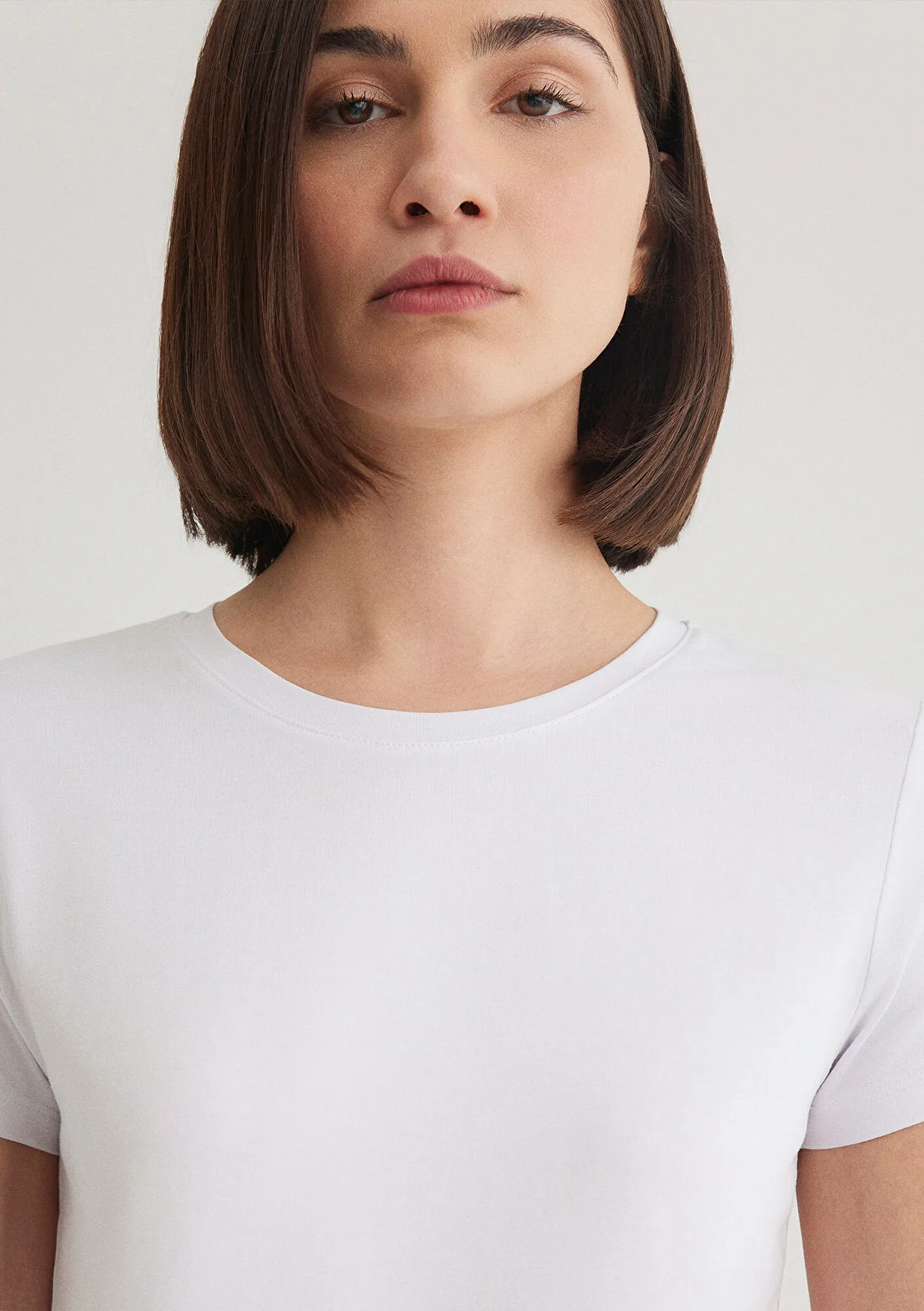 White Basic T-shirt