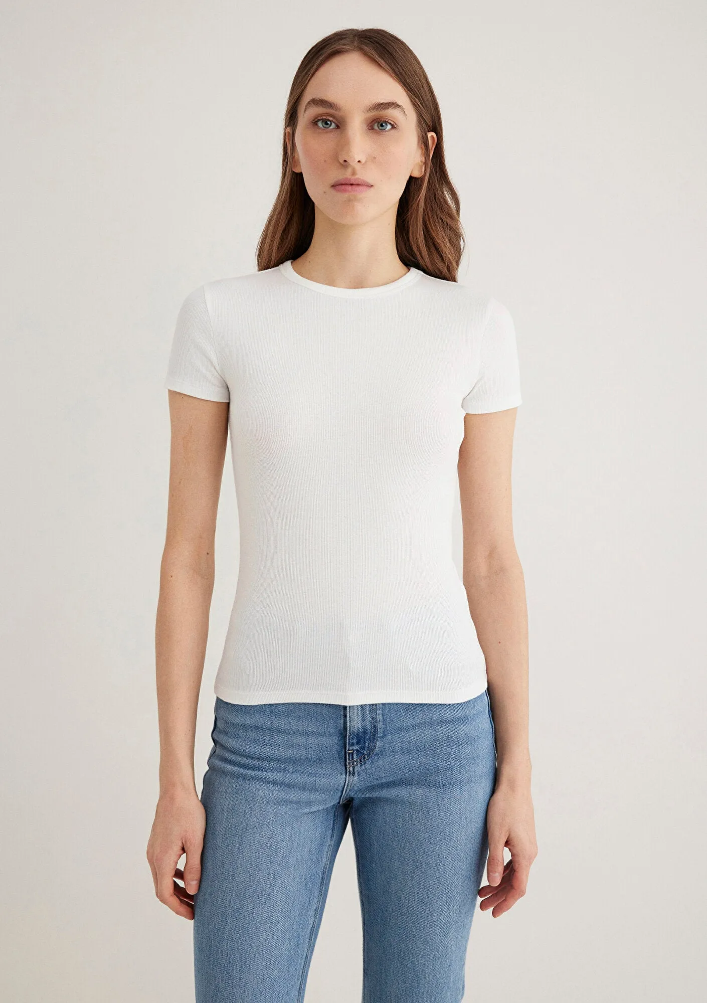 White Basic T-Shirt