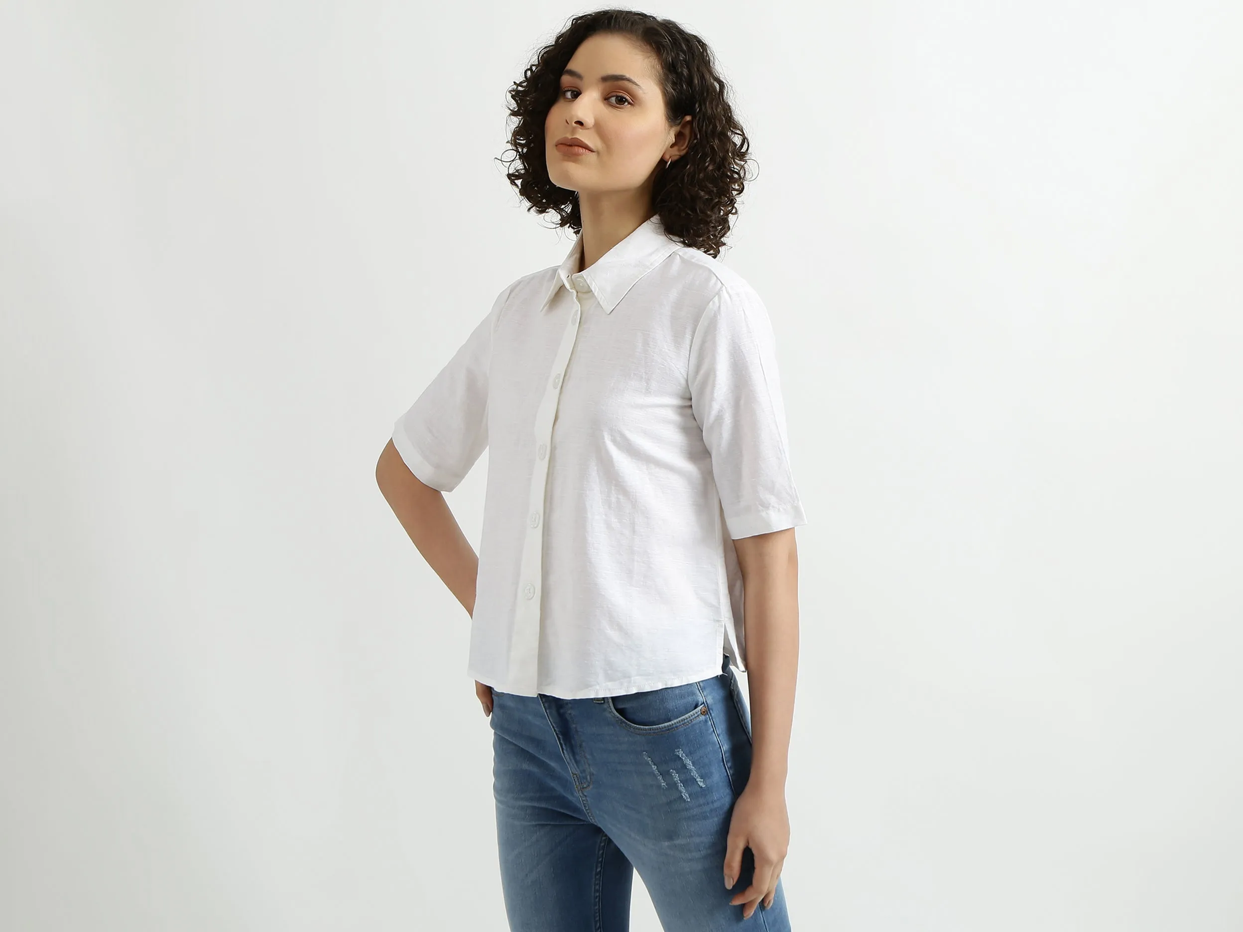 White Linen Shirt