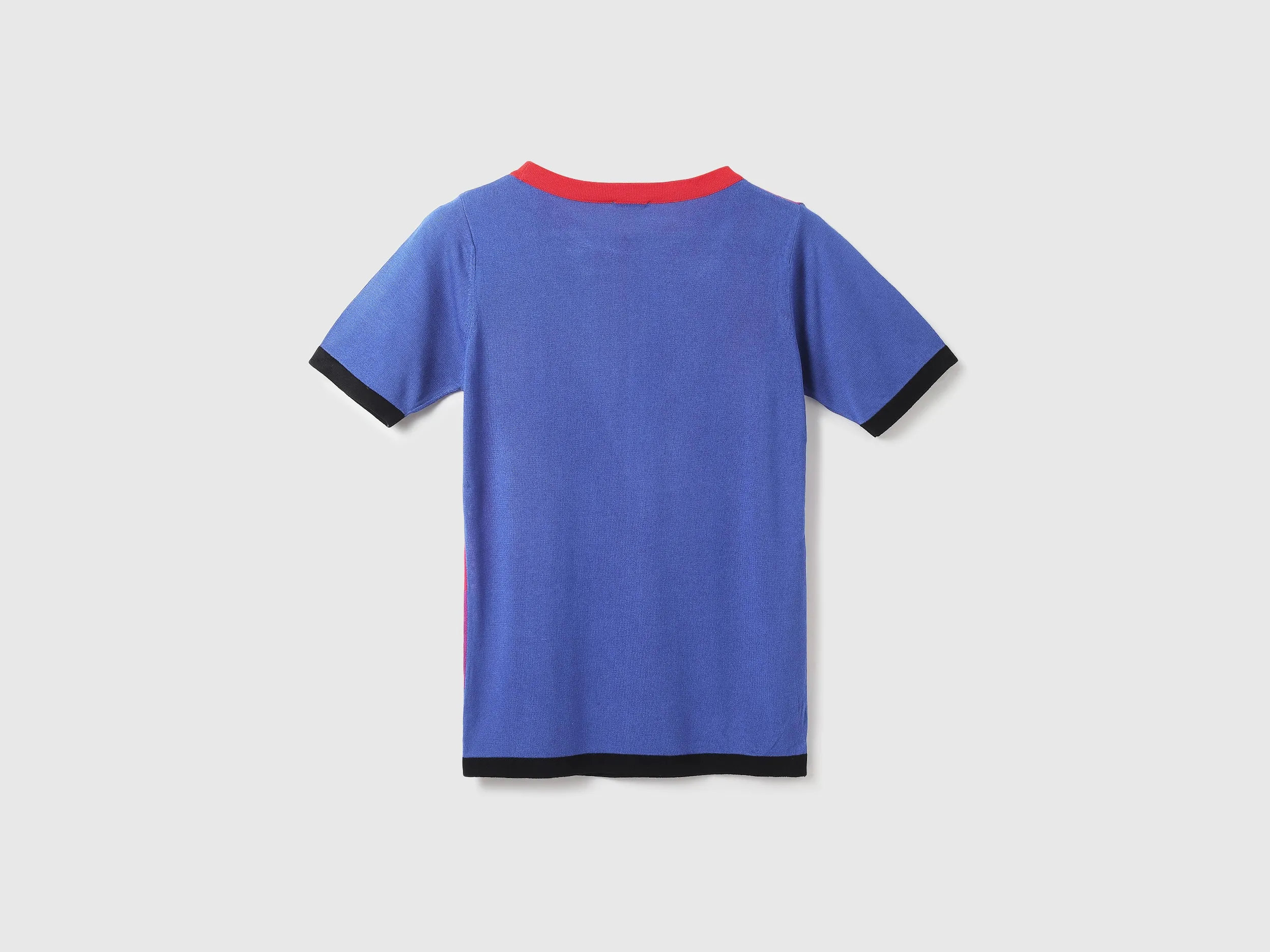 Women Color Blocked Round Neck T-shirt