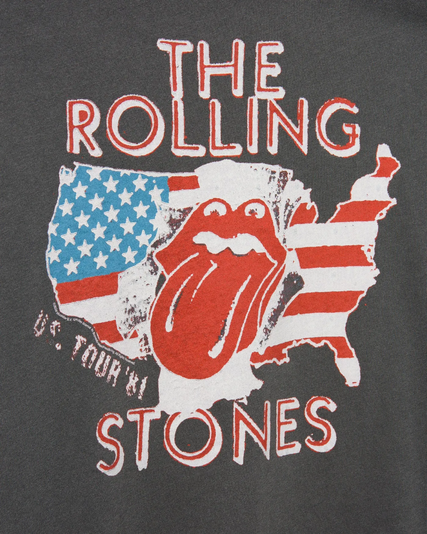 Women's Rolling Stones 1981 US Tour Vintage Tee