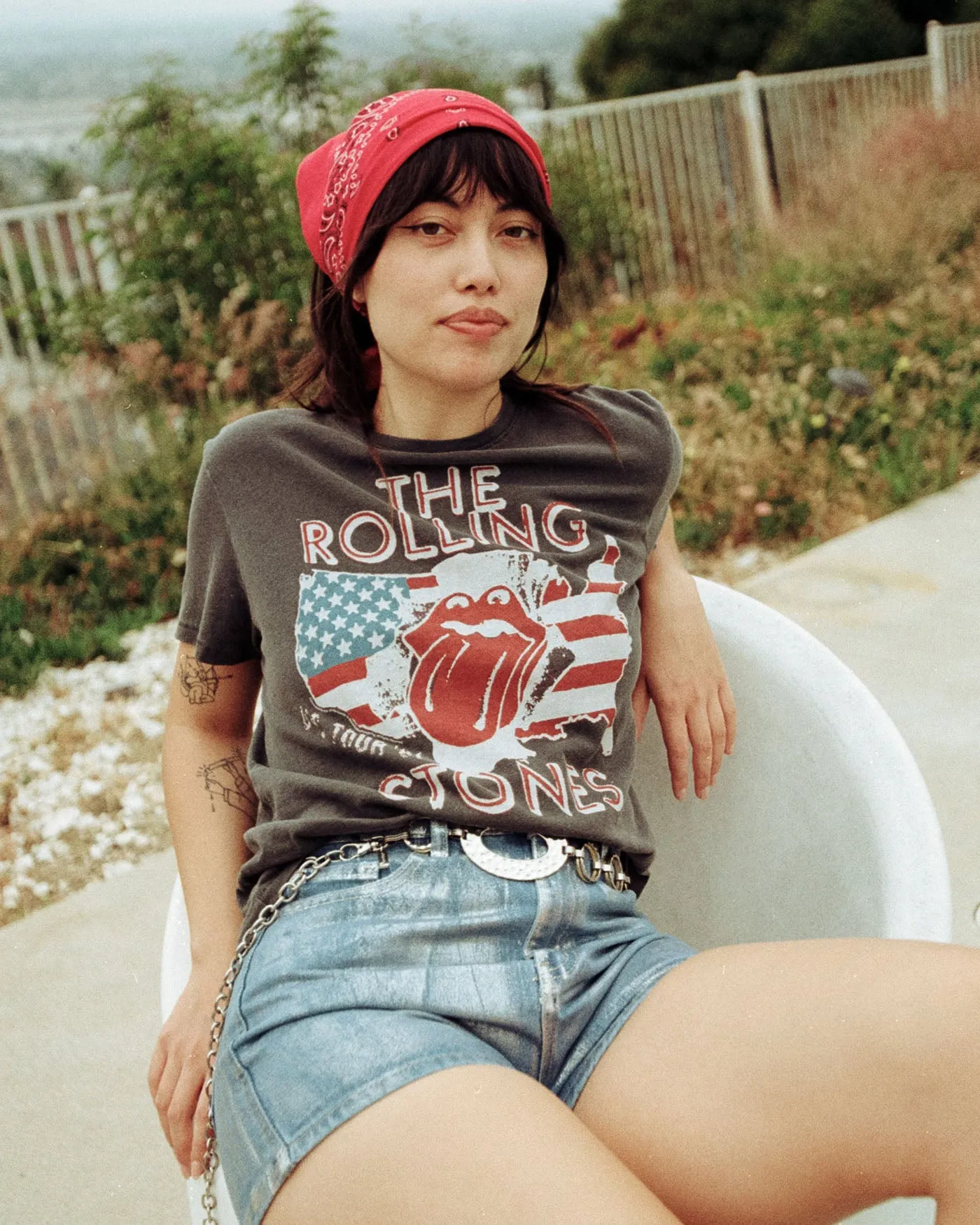 Women's Rolling Stones 1981 US Tour Vintage Tee