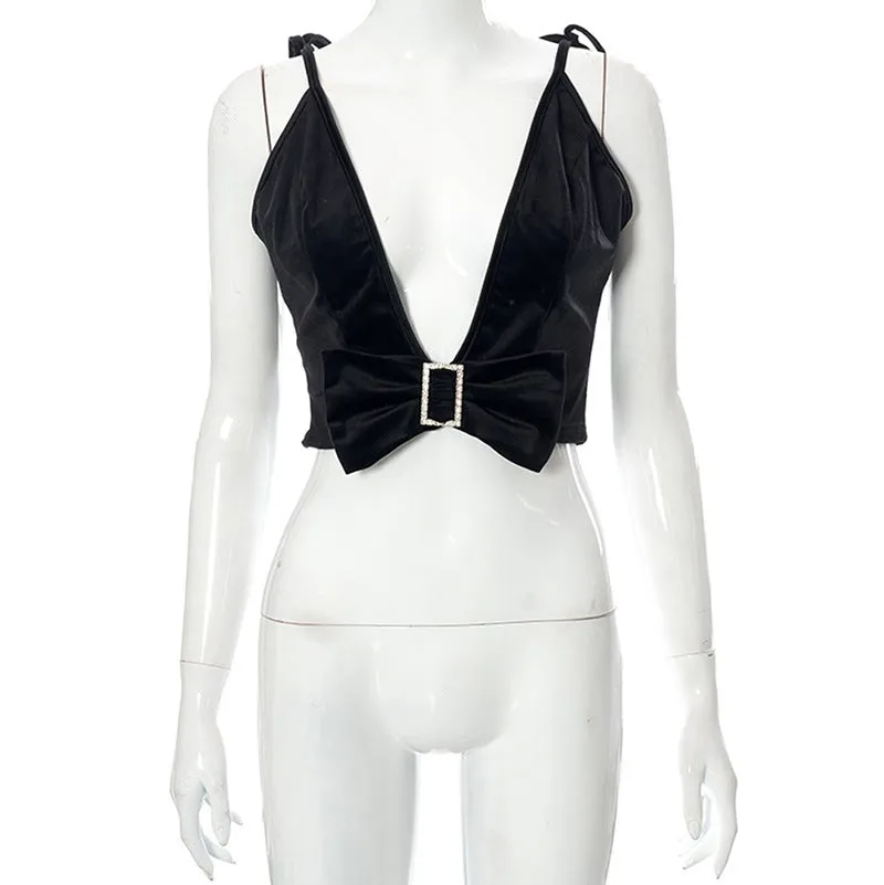 Women's Solid V-Neck Camisole Top