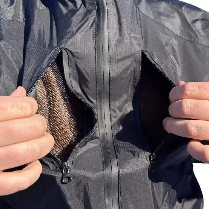 Women's Waterproof Ventilated Rain Jacket Superlite – Lightweight & Durable Protection for Hikers, 20 000 mm HH
