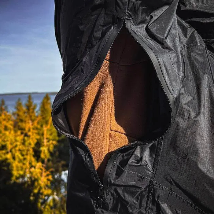 Women's Waterproof Ventilated Rain Jacket Superlite – Lightweight & Durable Protection for Hikers, 20 000 mm HH