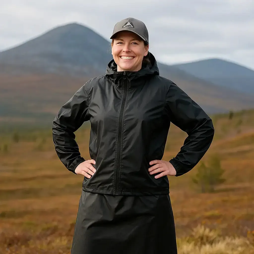 Women's Waterproof Ventilated Rain Jacket Superlite – Lightweight & Durable Protection for Hikers, 20 000 mm HH