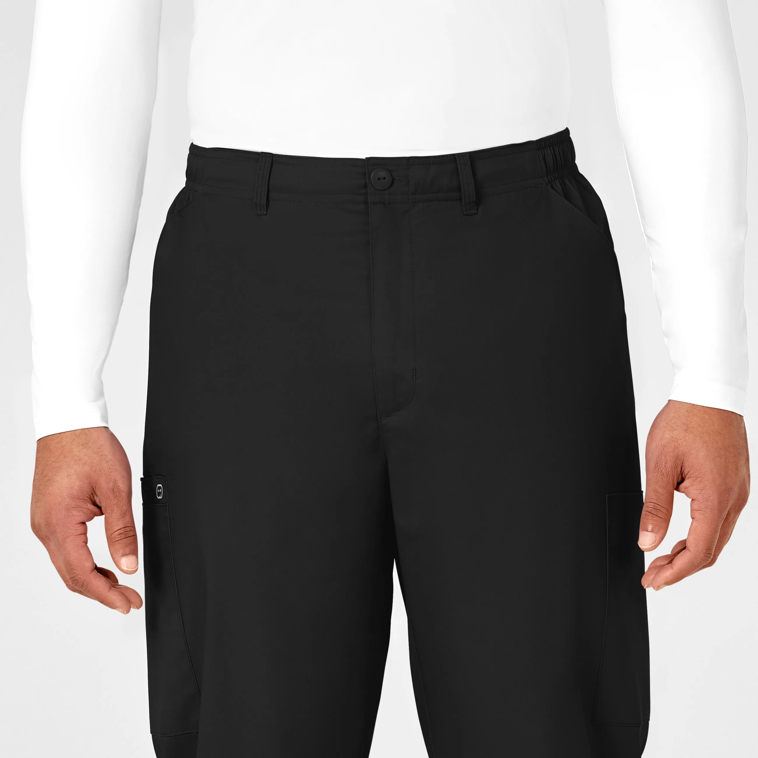WonderWORK 503 Men's Cargo Scrub Pants Black