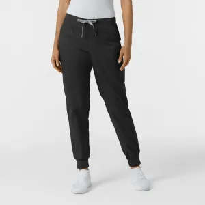 WonderWORK 506 Cargo Jogger Scrub Pants Black
