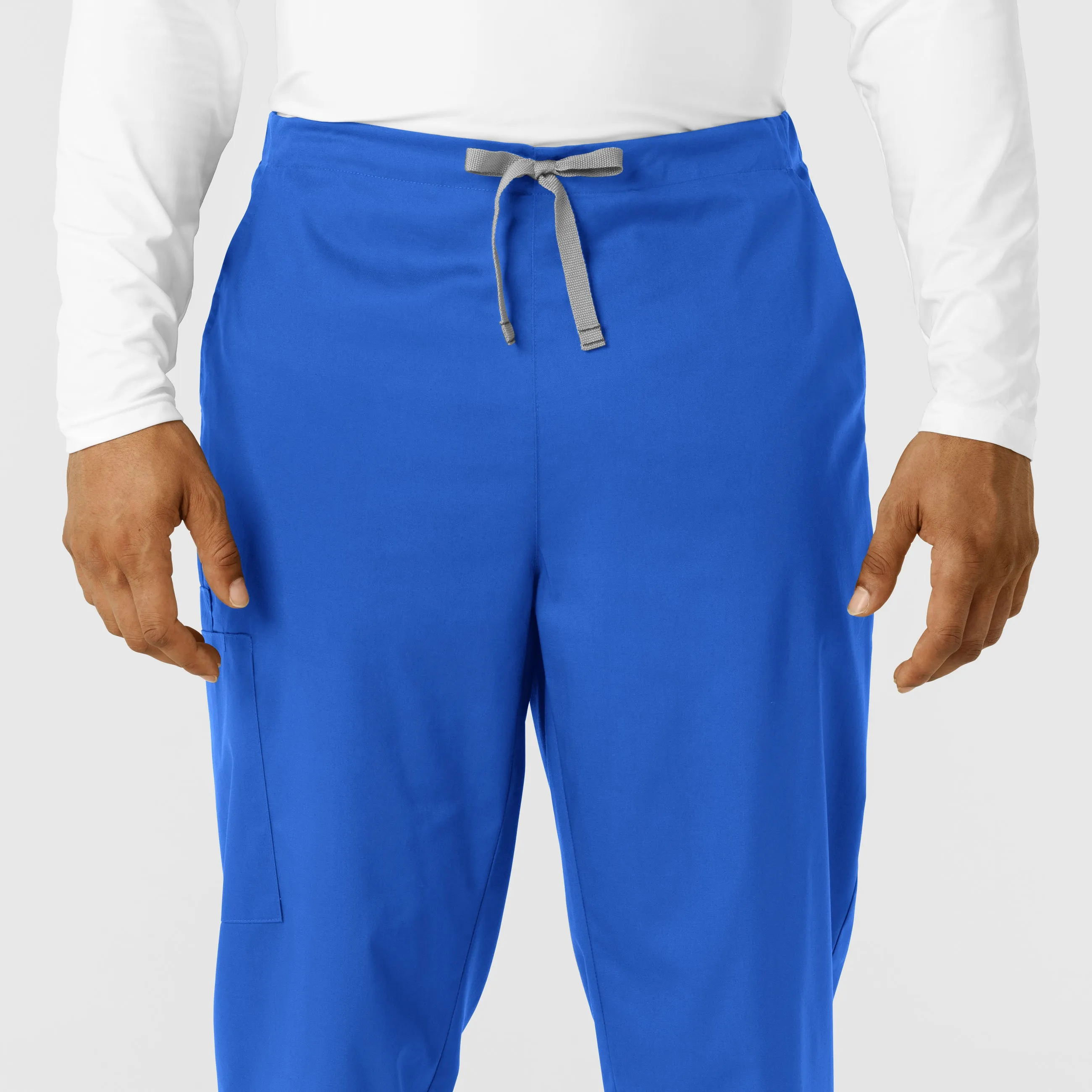WonderWORK 507 Men's Cargo Jogger Scrub Pants Royal