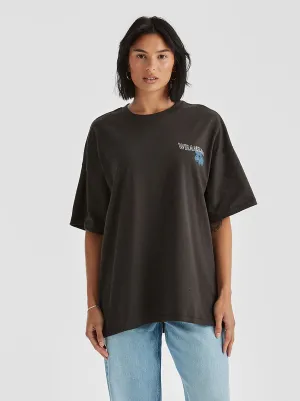 Wrangler - Denim Daizie Boxy Slouch Tee - Worn Black