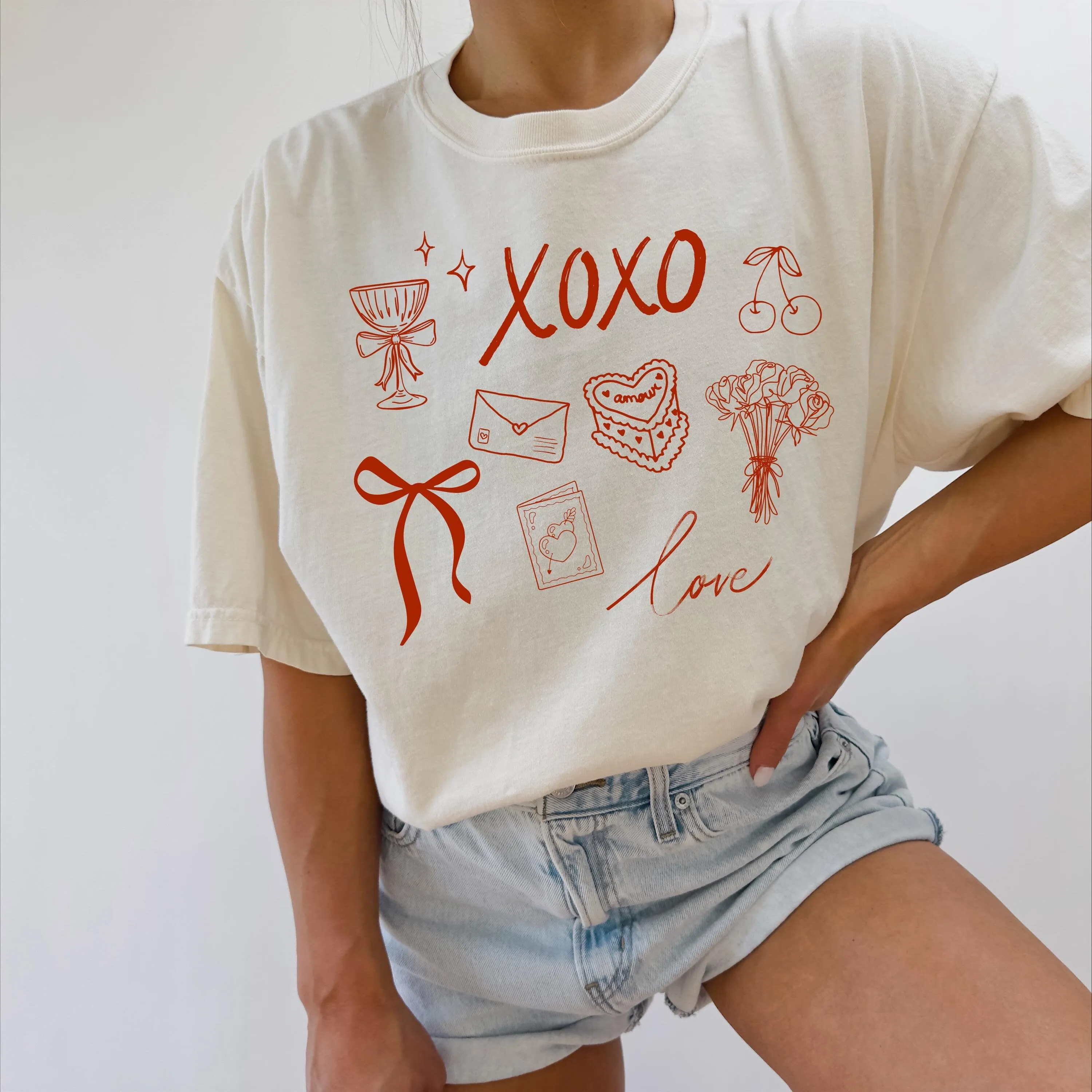 XOXO Valentines Day Graphic T-Shirt